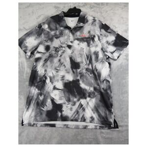 Nike Dri-FIT Phoenix Team Polo Mens XL Tall AOP Ink Wash Print Golf Shirt